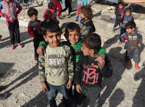 Smile in displacement camps